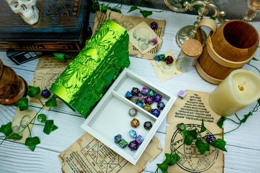 Nature Druid Dice tome - Dice holder & Dice tray