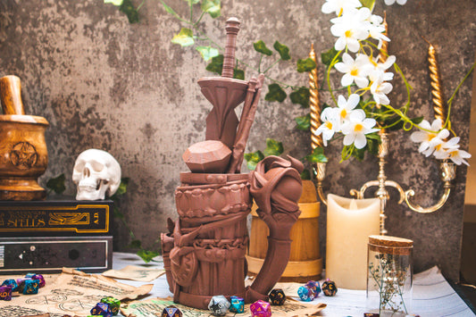 Magic Item Dice Mug + Dice Tower