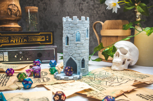 Dice tower castle tower
