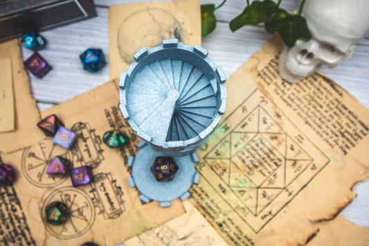 Dice tower castle tower