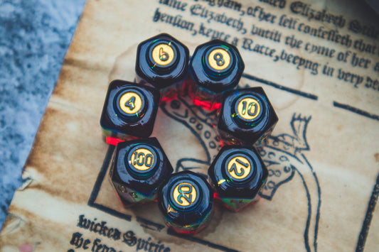 Duality - Potion bottle dice set
