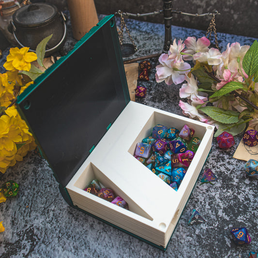 Fairy Dragon Dice Tome - Holder, Tower & Dice tray