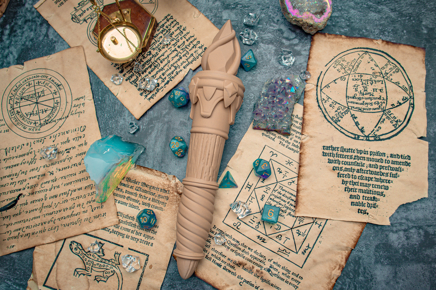 Crystal dice wand Dnd