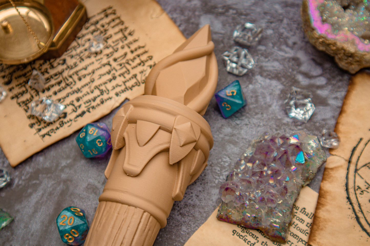 Crystal dice wand Dnd