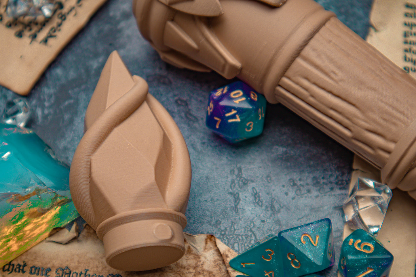 Crystal dice wand Dnd