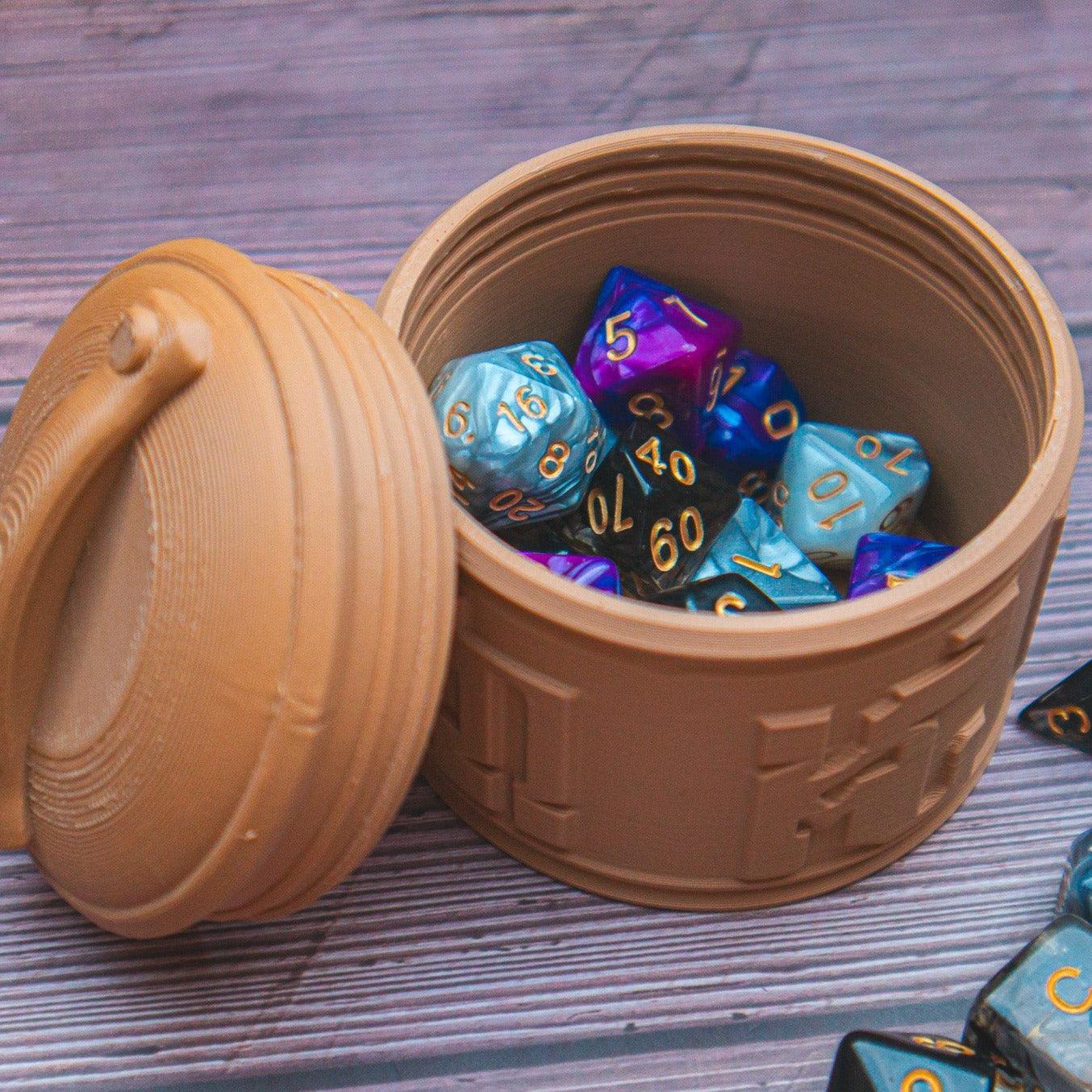 Monk dice box
