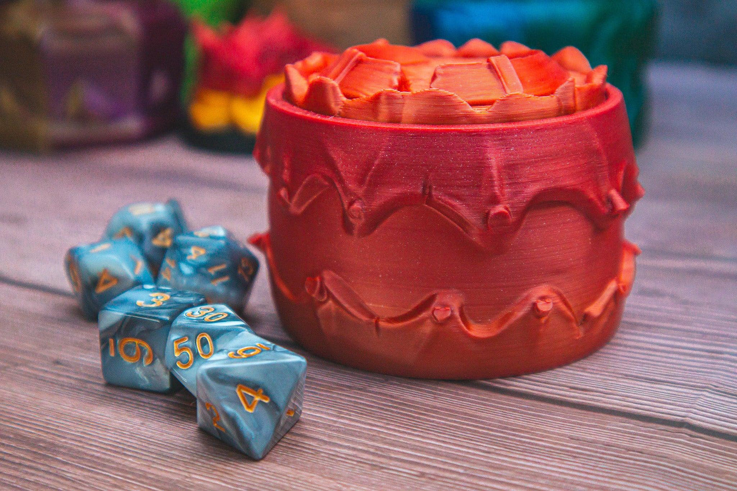 Barbarian dice box