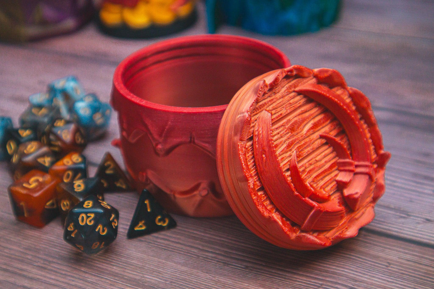 Barbarian dice box