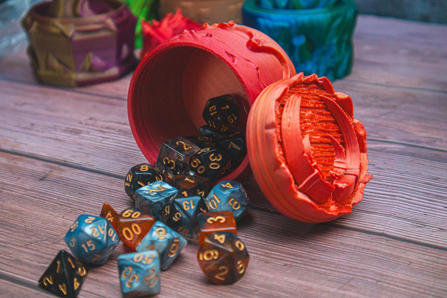 Barbarian dice box