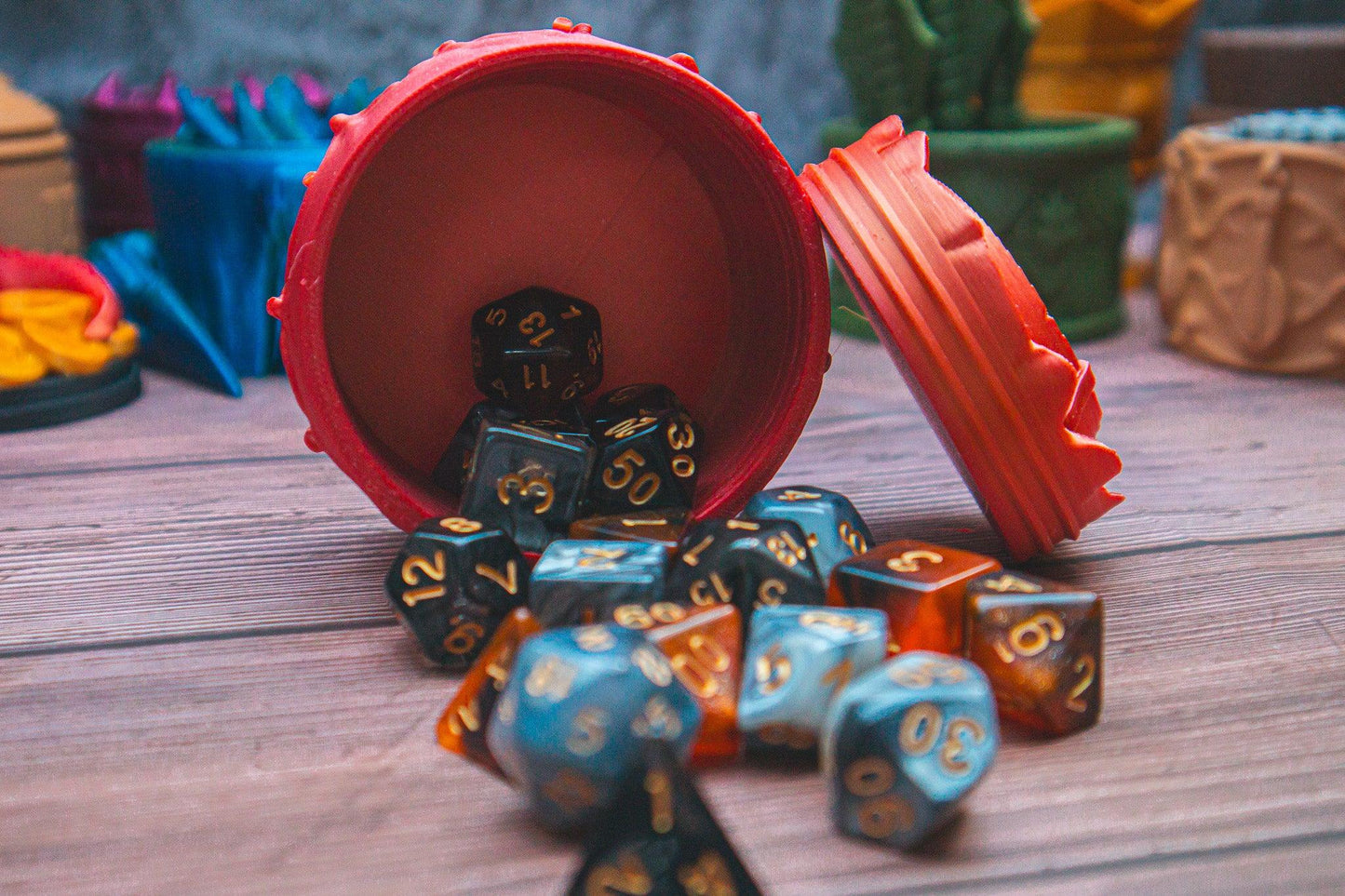 Barbarian dice box