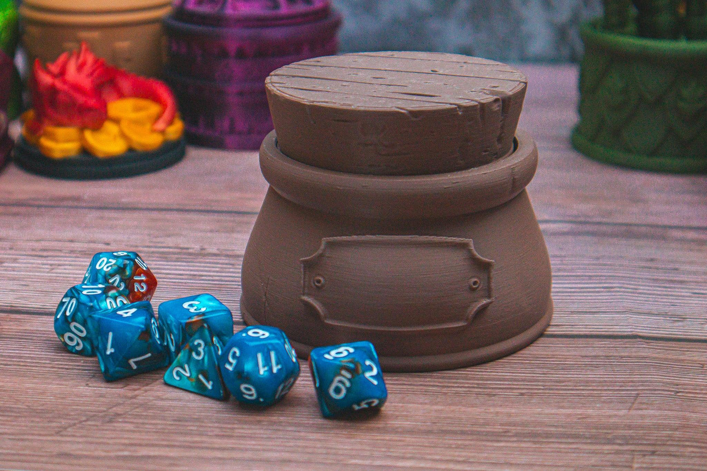 Wizard dice box