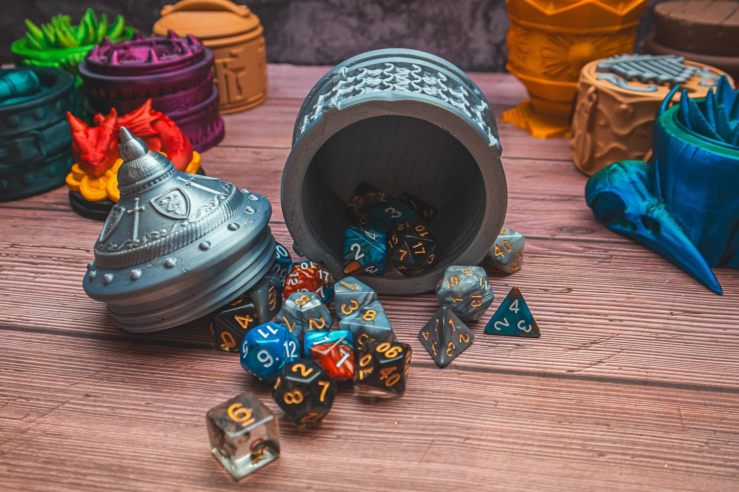Fighter dice box