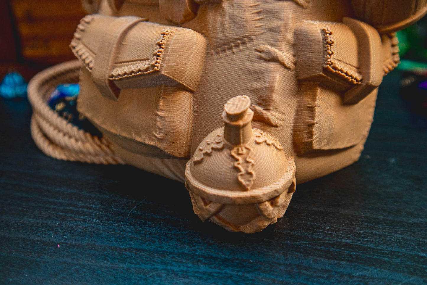 Adventurer's Backpack Dice Tower