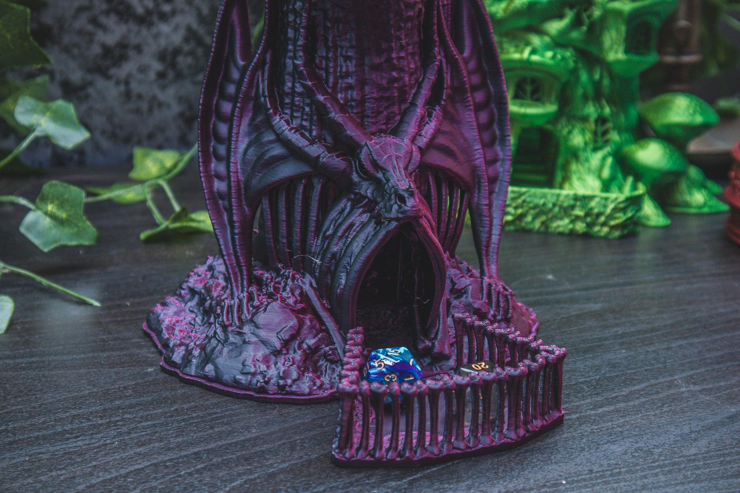 Skeletal Dragon Dice Tower