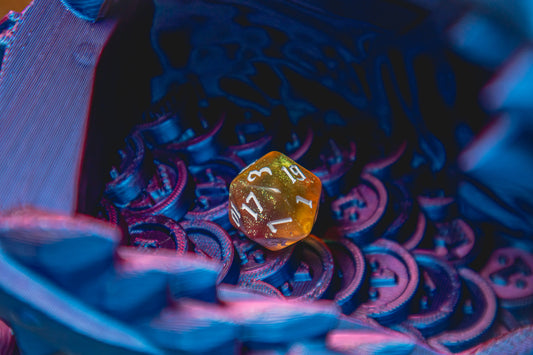 Mimic Dice Tower - The Flaming Feather & Flaming Filament