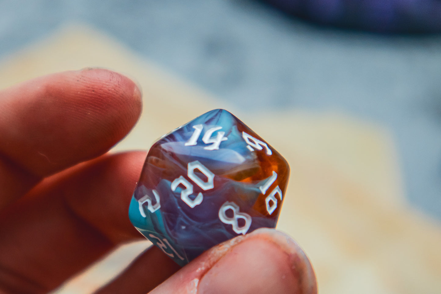 Eternal Sunrise Polyhedral dice set