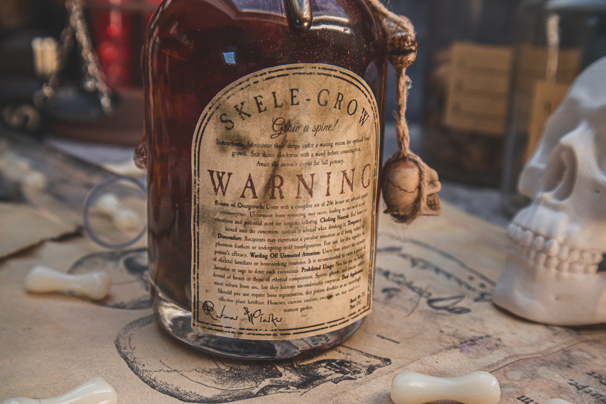 The Skele-grow Potion - The Flaming Feather & Flaming Filament