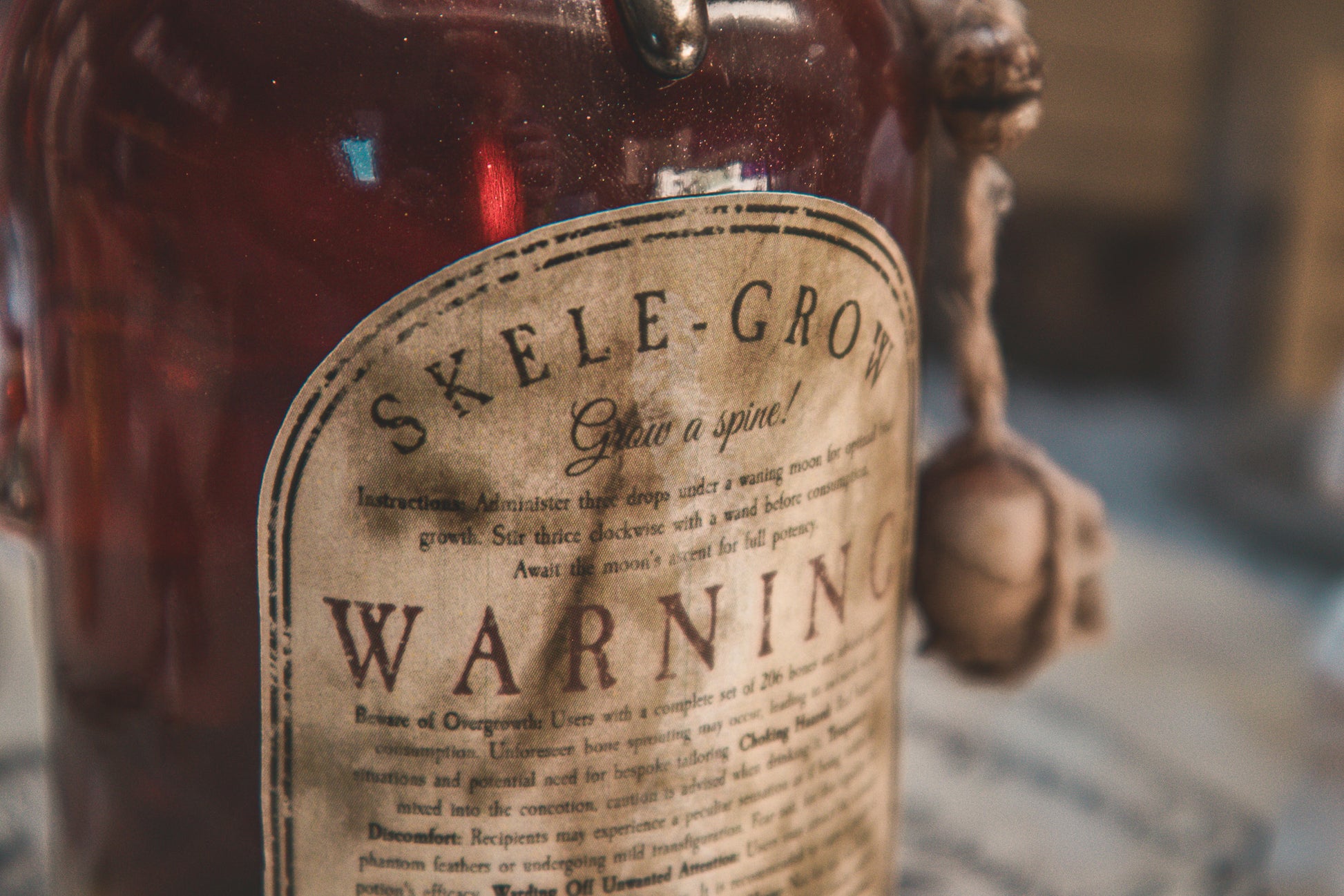 The Skele-grow Potion - The Flaming Feather & Flaming Filament