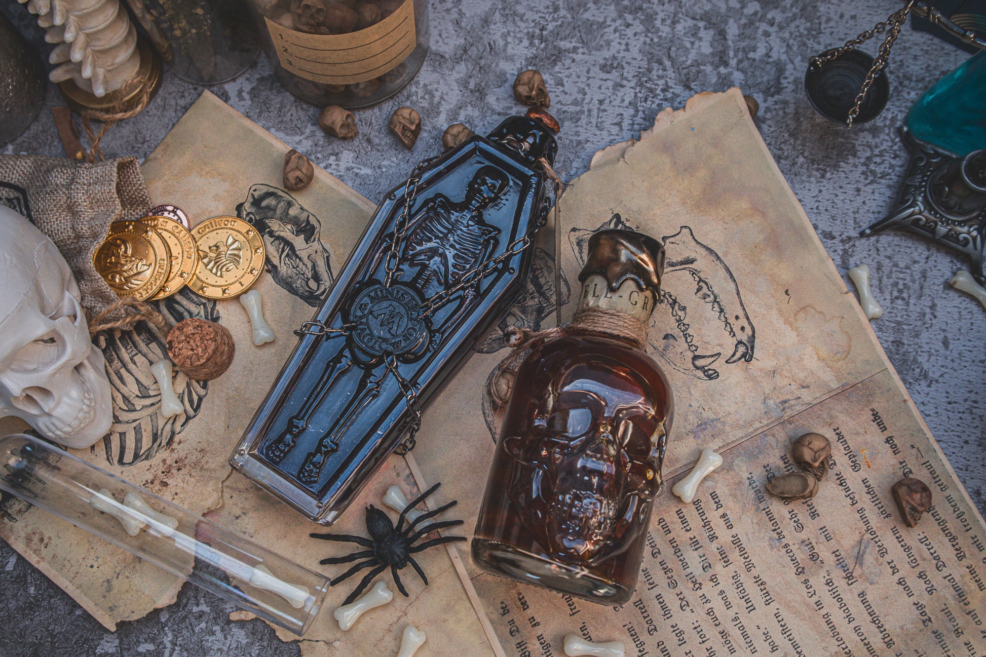 The Skele-grow Potion - The Flaming Feather & Flaming Filament