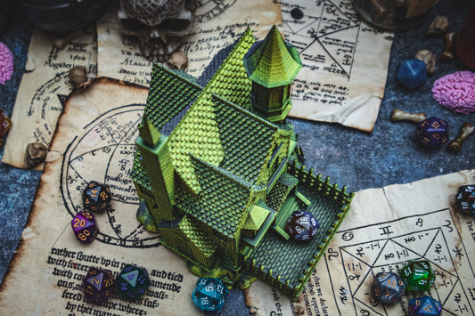 Haunted House dice tower