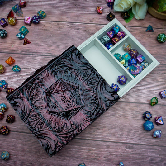 D20 Dice tome - Dice holder & Dice tray