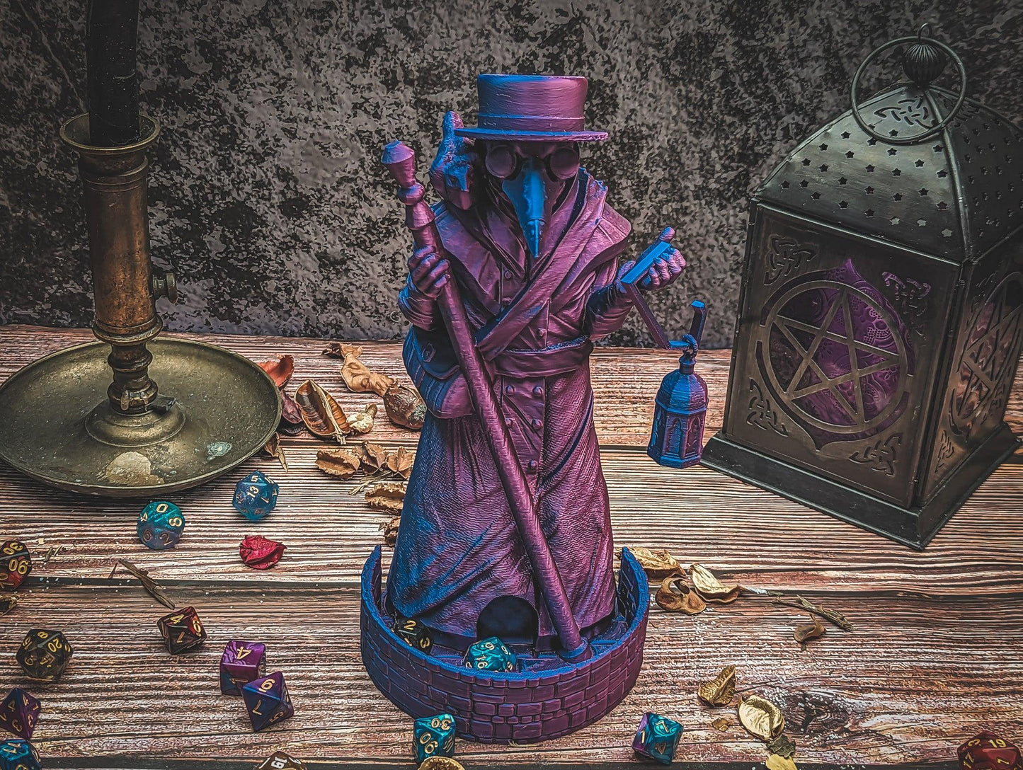 Plague Doctor Dice tower