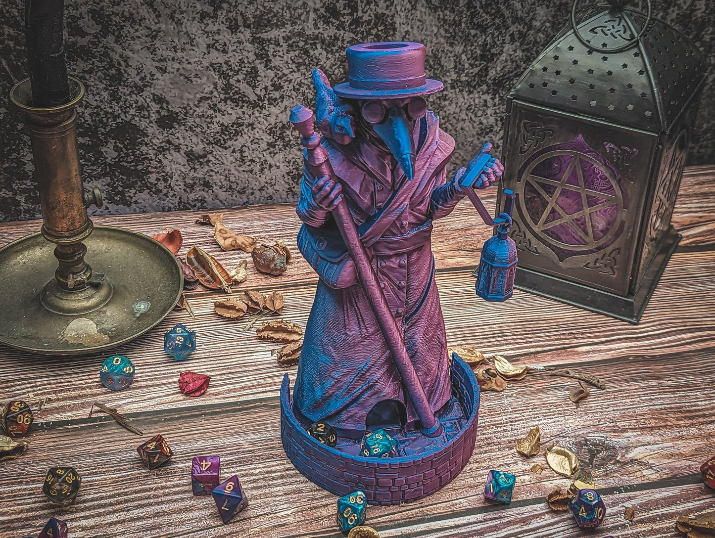 Plague Doctor Dice tower
