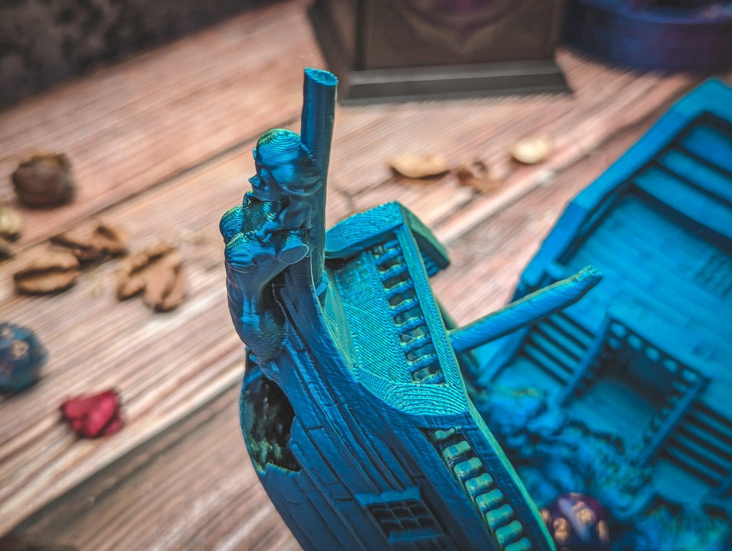Shipwreck dice tower