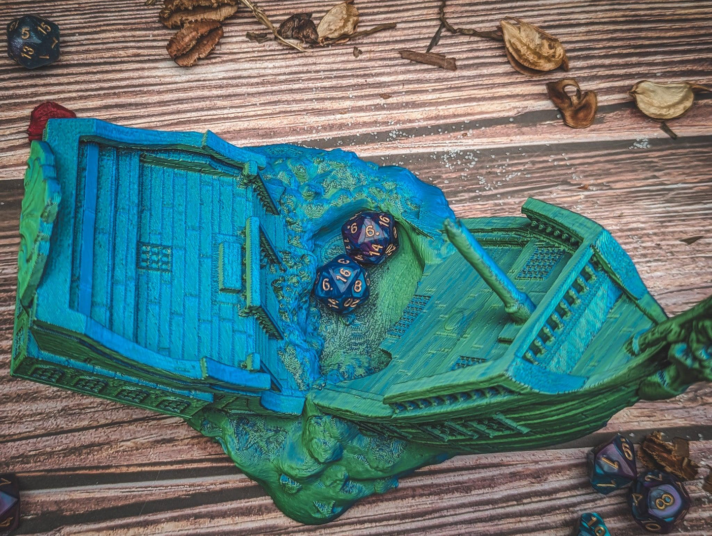 Shipwreck dice tower