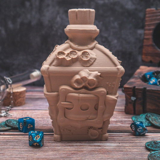 Call of the Sea dice holder - The Flaming Feather & Flaming Filament