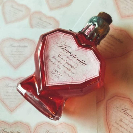 Amortentia Potion label, Digital Download PDF - The Flaming Feather & Flaming Filament