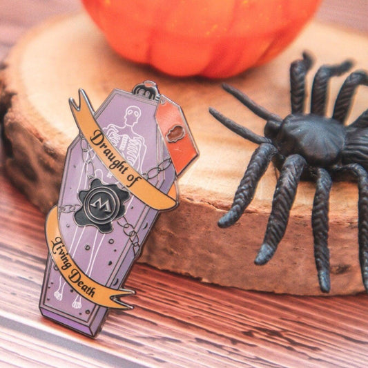 Draught of living death Pin - The Flaming Feather & Flaming Filament