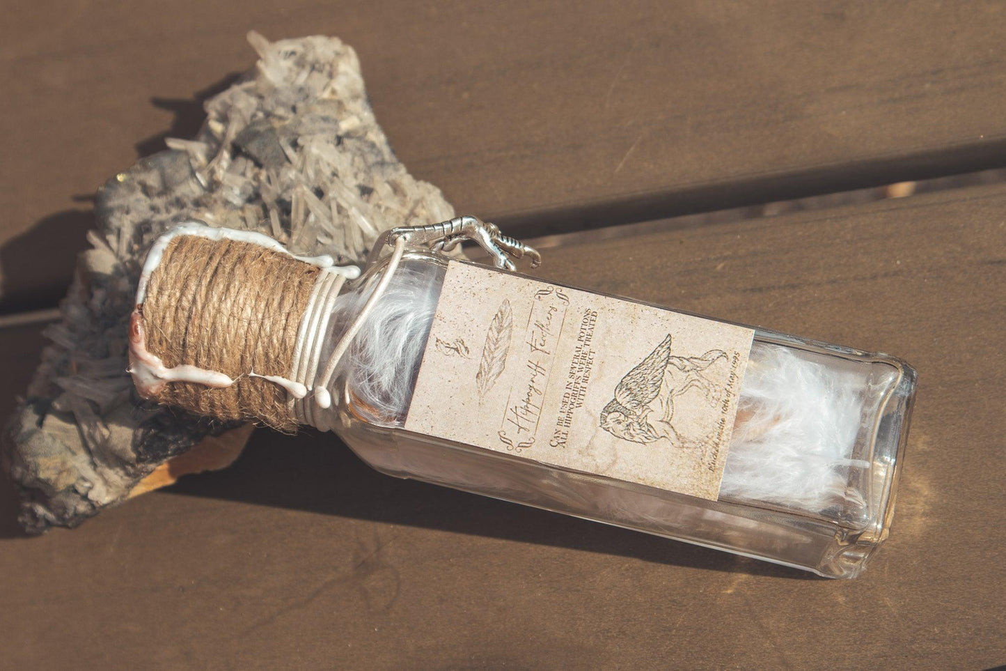 Hippogriff feathers - The Flaming Feather & Flaming Filament