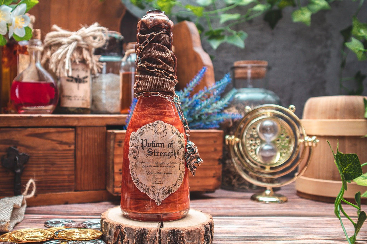 Potion of Strength - The Flaming Feather & Flaming Filament