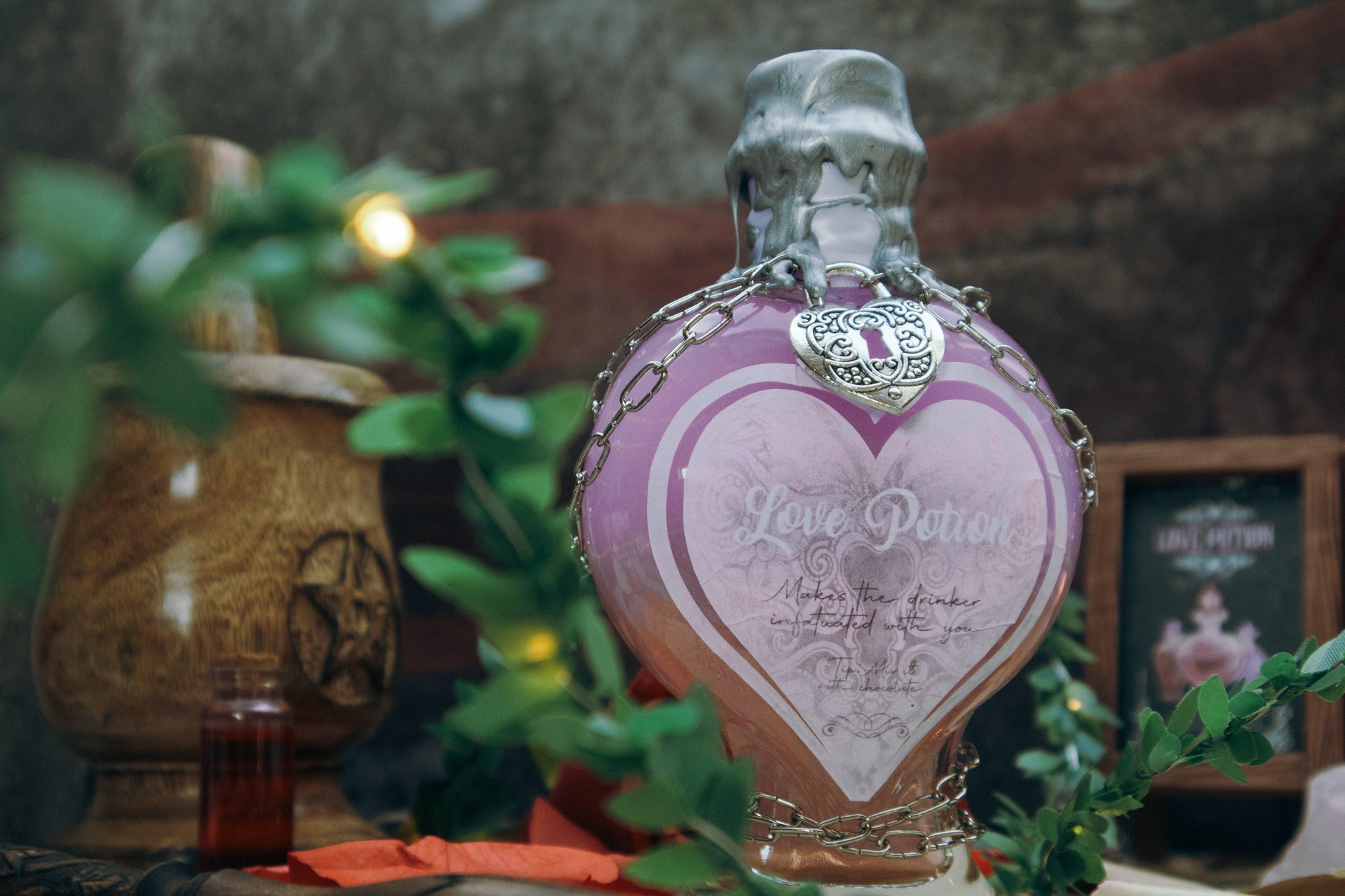 Love Potion Colour-changing potion - The Flaming Feather & Flaming Filament