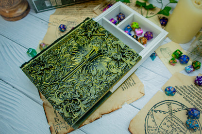 Divine Staff Cleric Dice tome - Dice holder & Dice tray