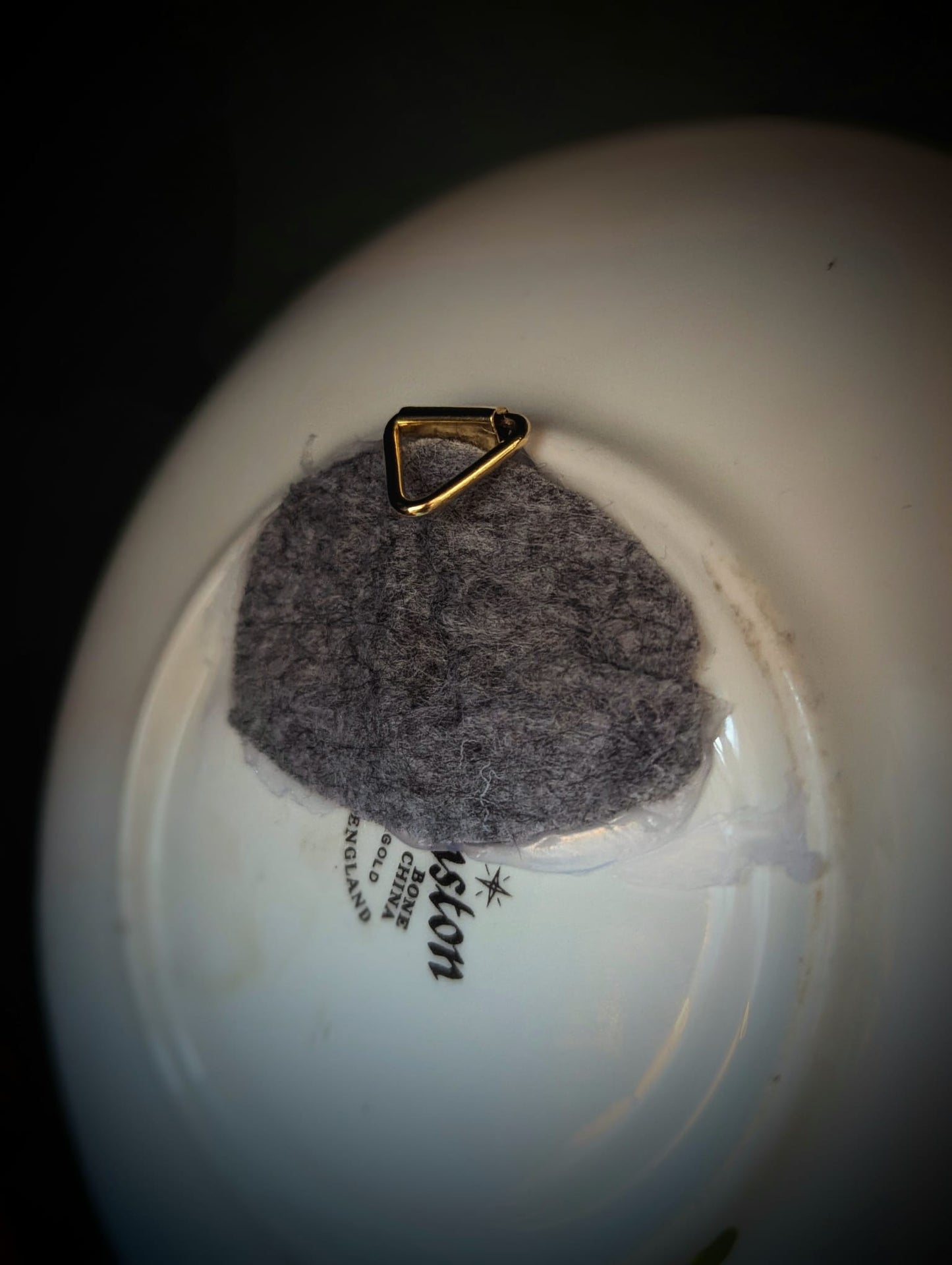 Plate with mythical mushroom cat