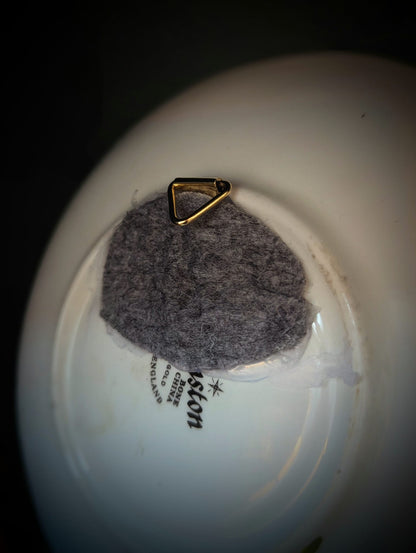 Plate with mythical mushroom cat