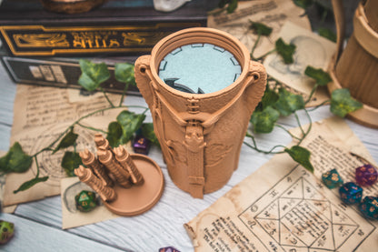 Quiver Dice Mug + Dice Tower