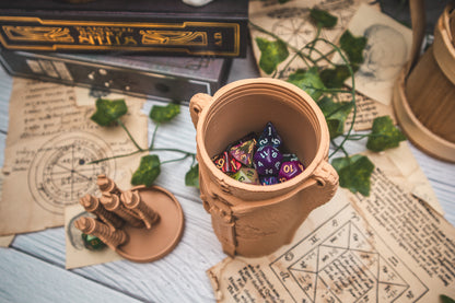 Quiver Dice Mug + Dice Tower