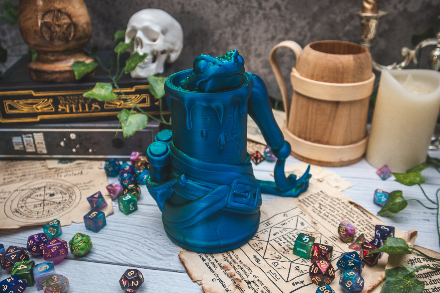 Potion Master Dice Mug + Dice Tower