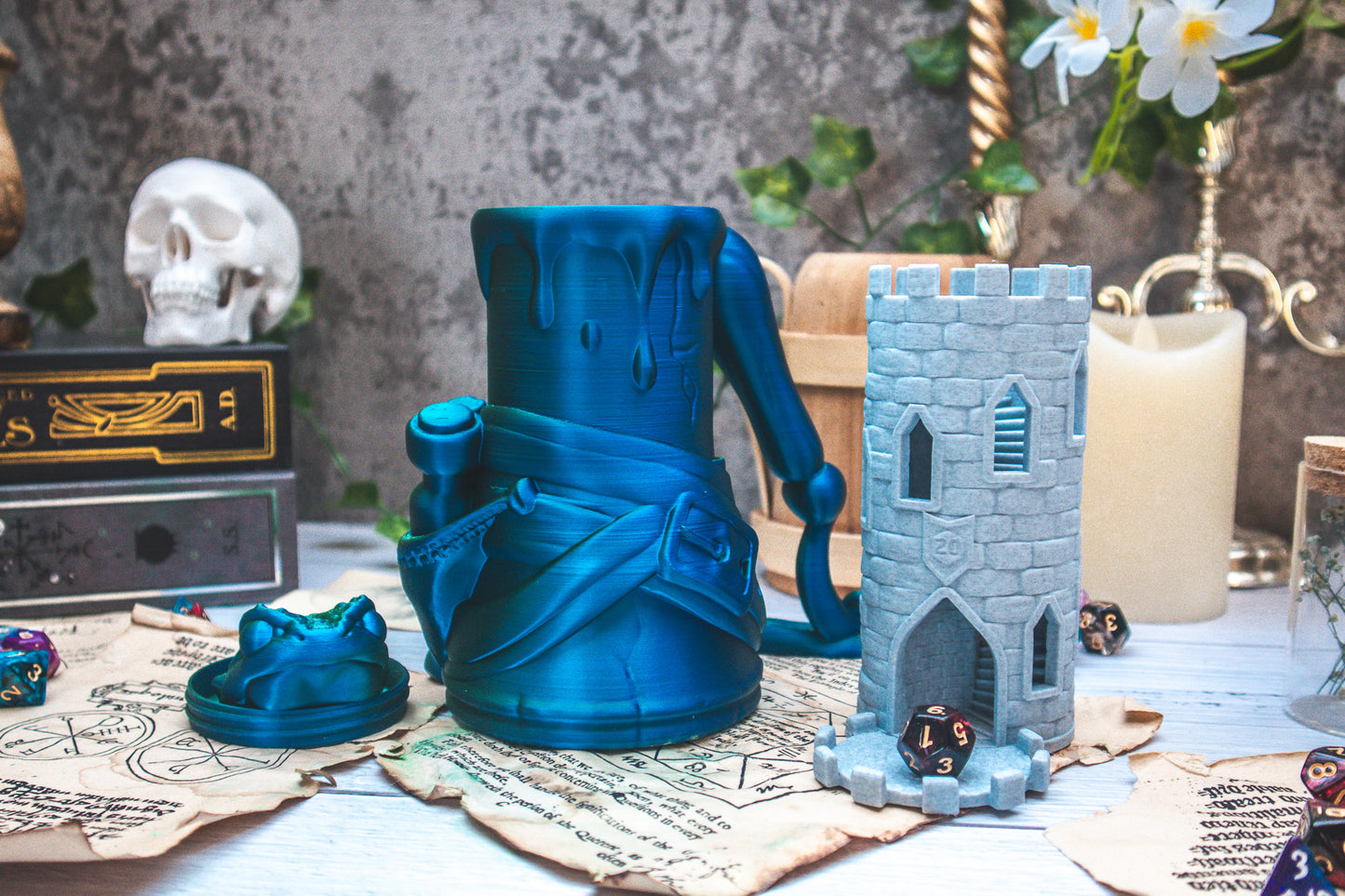 Potion Master Dice Mug + Dice Tower