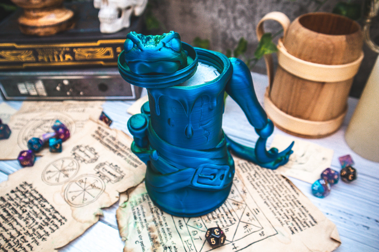 Potion Master Dice Mug + Dice Tower
