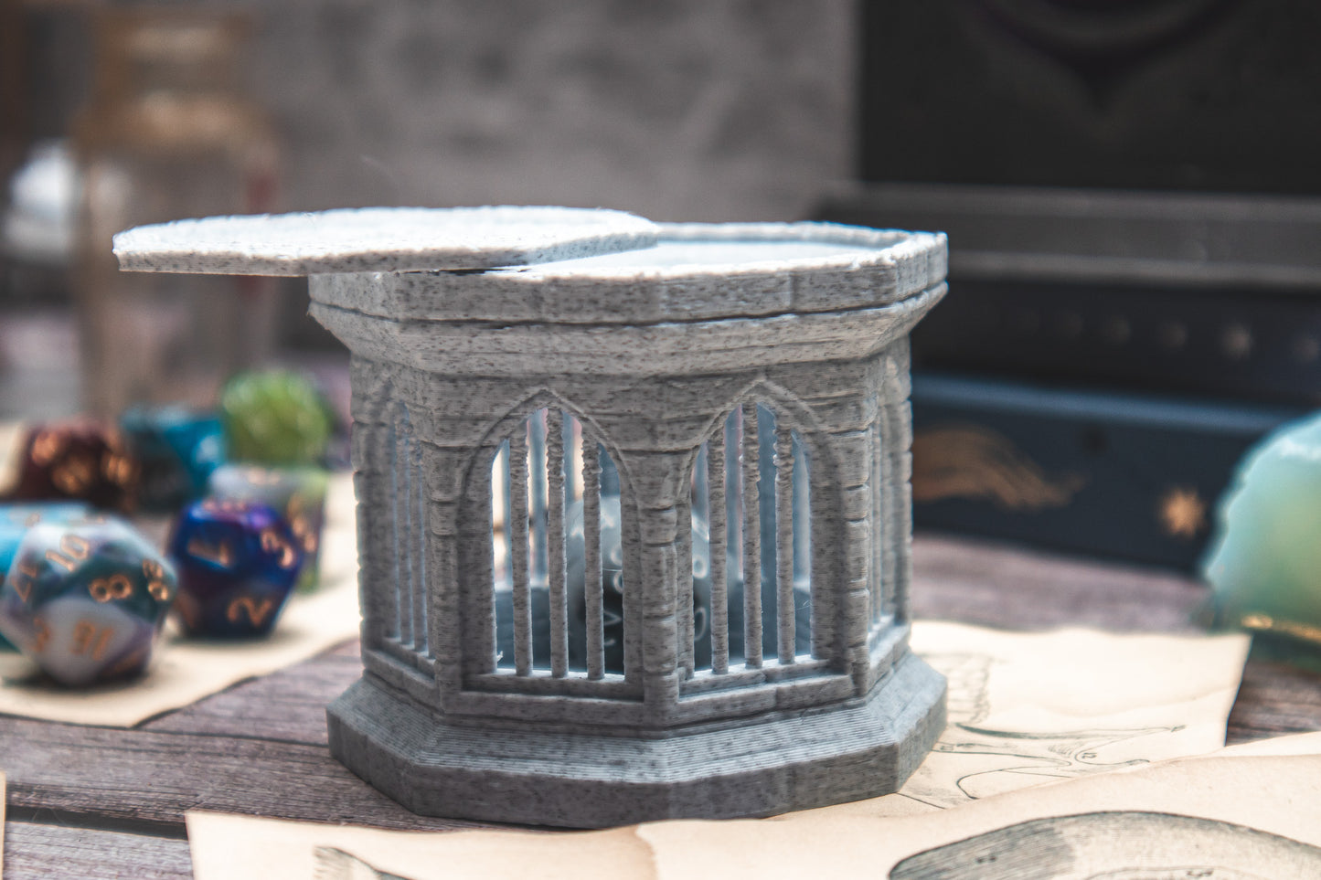 Stone dice jail