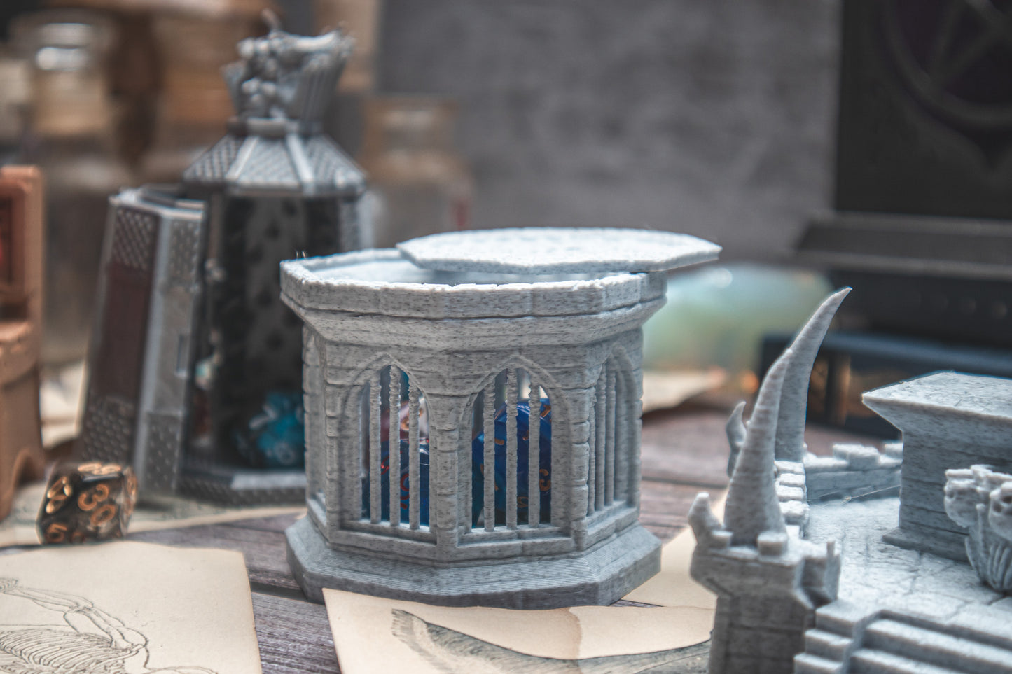 Stone dice jail
