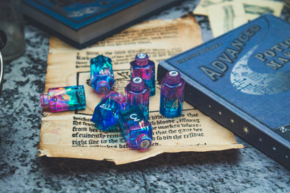 Tranquility - Potion bottle dice set