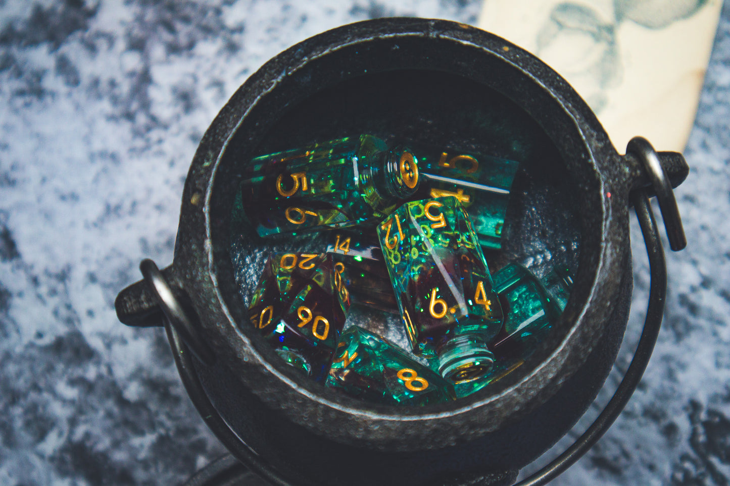 Immortality - Potion bottle dice set