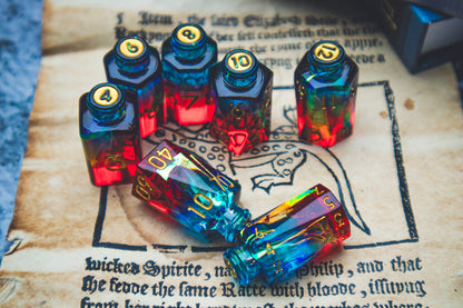 Duality - Potion bottle dice set