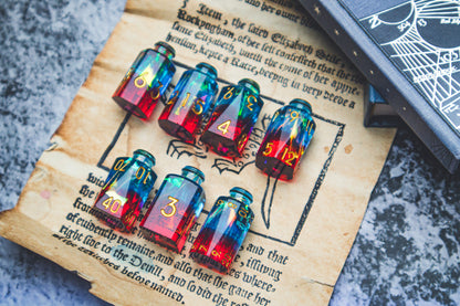 Duality - Potion bottle dice set