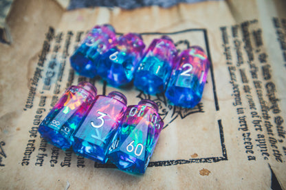 Tranquility - Potion bottle dice set